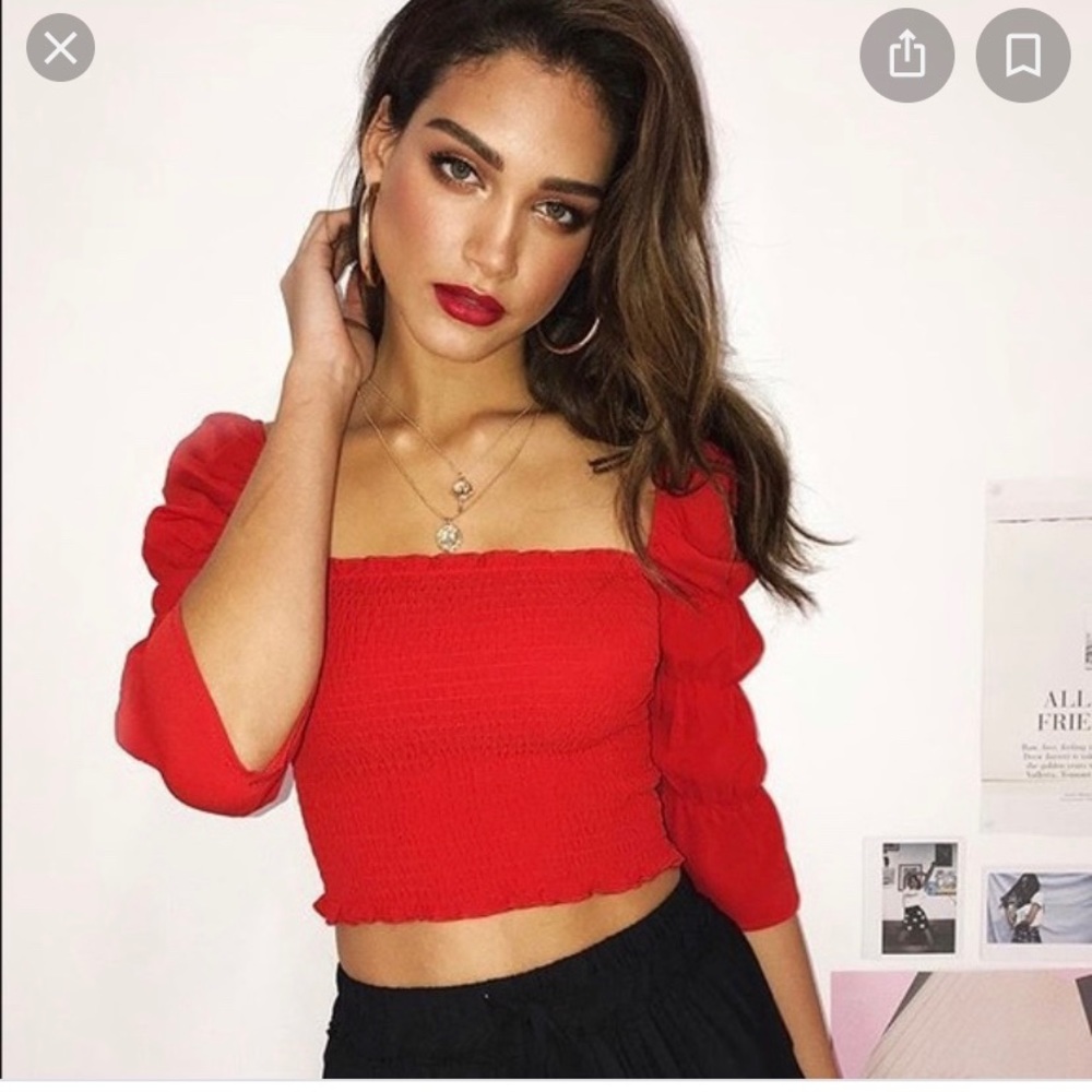 NWT Princess Polly Skinny Love Crop Top